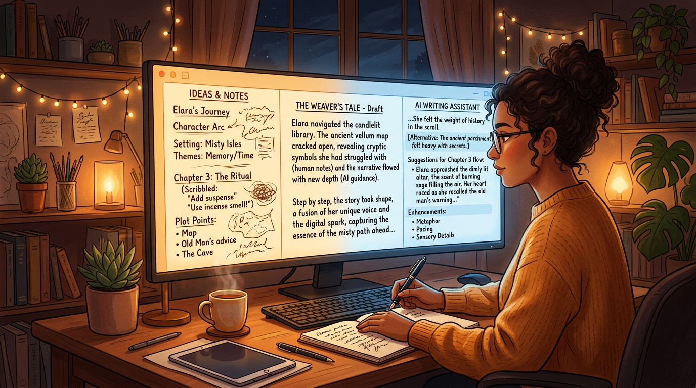 内容创作者与AI协作工作流